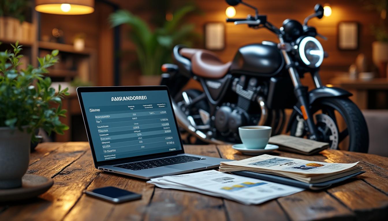 découvrez notre comparatif des prix de l'assurance pour une moto 50cc chez divers assureurs. obtenez des informations essentielles sur les tarifs, les garanties et les options disponibles pour choisir l'assurance qui correspond le mieux à vos besoins et à votre budget.