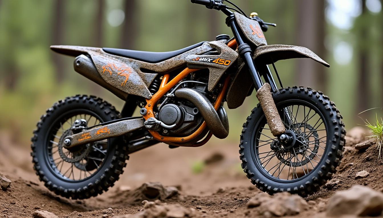 découvrez la moto tout-terrain rc vmx 450 brushless venom, le choix parfait pour les amateurs d'aventure. avec sa puissance brushless, elle offre des performances exceptionnelles sur tous les terrains. préparez-vous à vivre des sensations fortes et à explorer de nouveaux horizons avec une moto conçue pour les passionnés d'adrénaline.