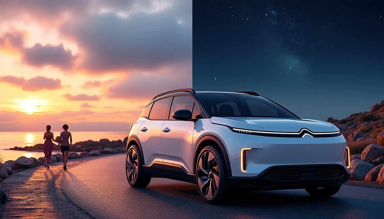 découvrez la citroën e-méhari électrique 2025, le choix parfait pour profiter de vos escapades en bord de mer : design iconique, confort moderne et conduite 100% électrique.