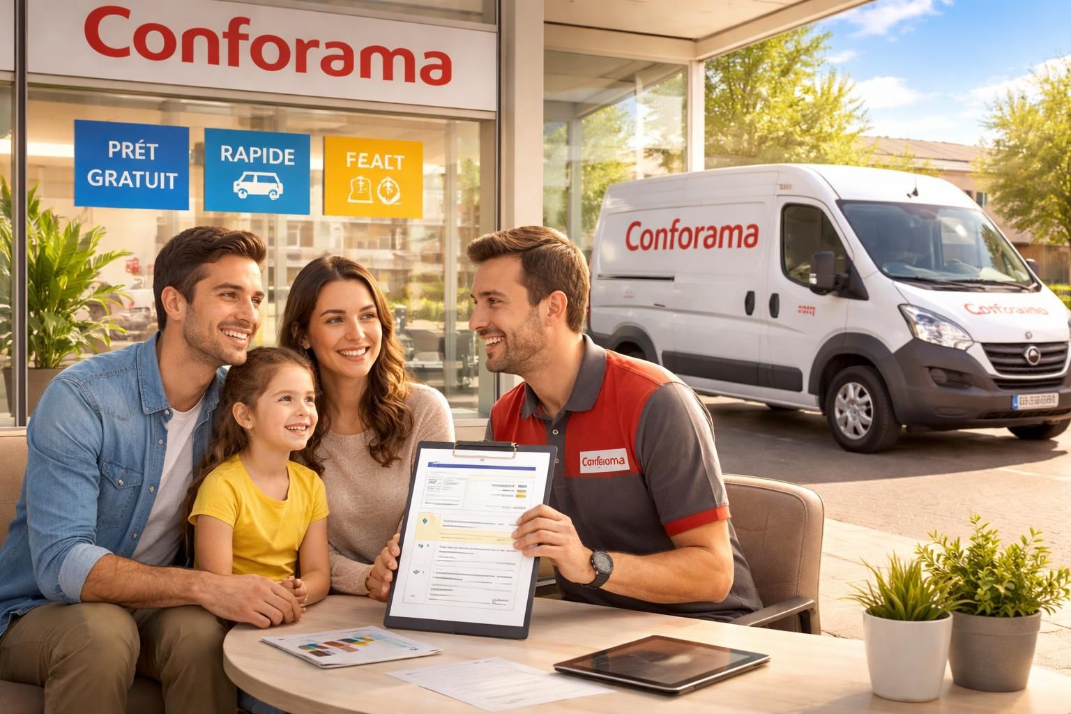 découvrez comment obtenir facilement un prêt gratuit d'une camionnette conforama grâce à ces étapes simples et rapides pour un déménagement sans stress.
