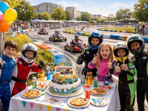 organisez une fête d'anniversaire inoubliable autour du karting à roanne. profitez d'une expérience ludique et sportive pour petits et grands dans un cadre convivial.