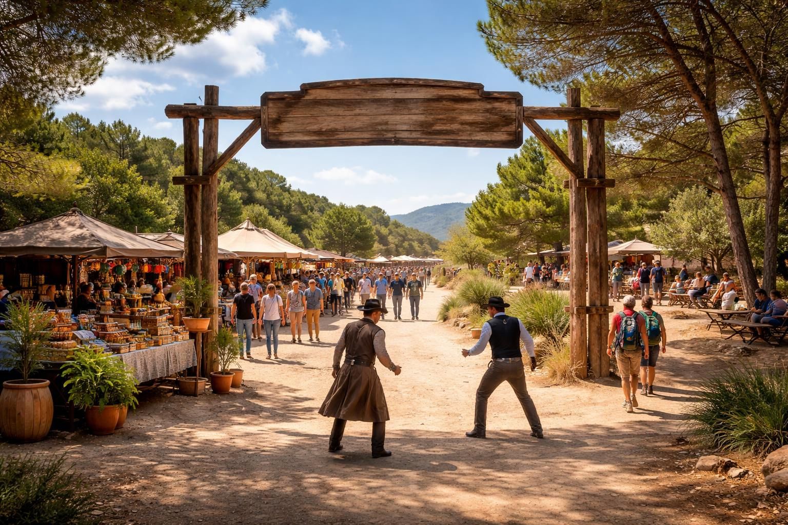 découvrez les activités incontournables autour de l'ok corral sur la route départementale 8 à cuges-les-pins, entre aventures, nature et animations pour toute la famille.