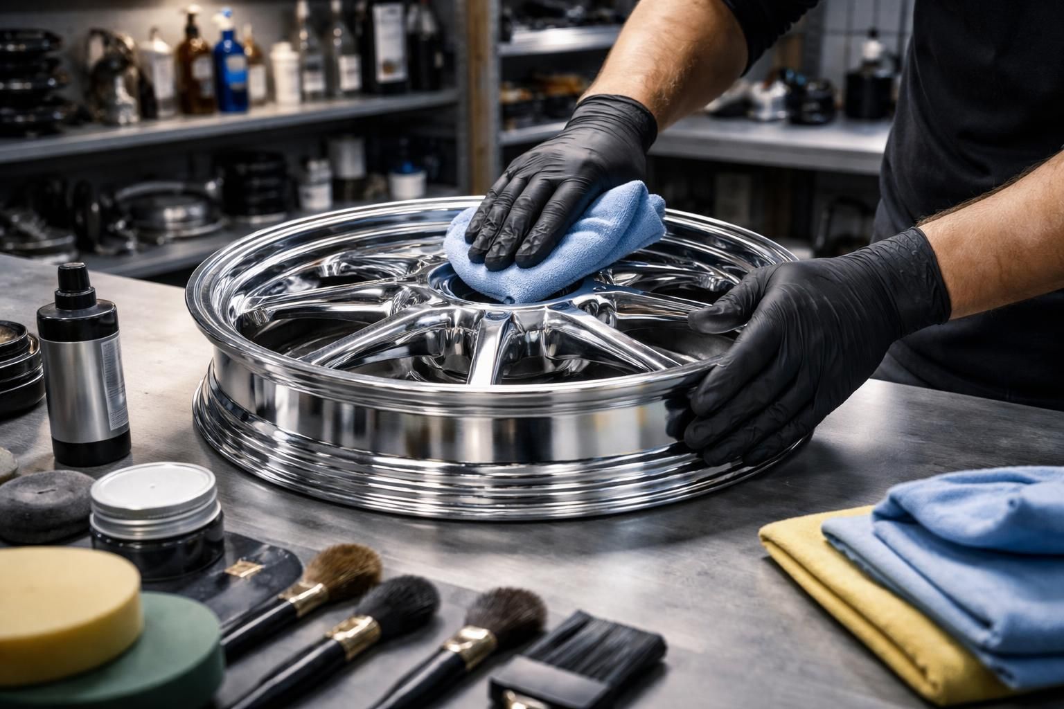 découvrez les techniques efficaces et les précautions essentielles pour polir une jante de moto, afin de lui redonner éclat et protection en toute sécurité.